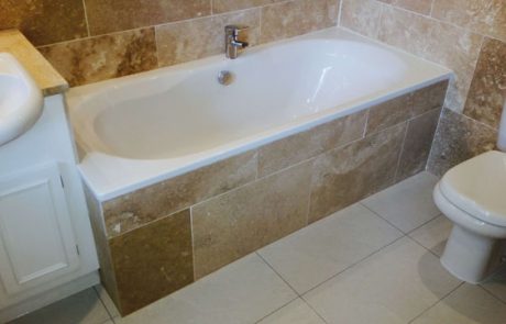 Hayward Construction Bathroom Windlesham Travertine